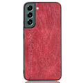 Miniatyrbilde 1 av 5: For Samsung Galaxy S22+ 5G Søm Telefondeksel Belagt Hardt Mykt Sklisikkert Beskyttelsesdeksel[HK] Style D Samsung Galaxy S22+ 5G Red