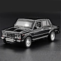Pikkukuva 1 / 5: 1:32 LADA NIVA Classic -auto, metallivaluautot ja leluajoneuvot, metallileluauto, erittäin simuloitu kokoelma, lasten lelulahja[HK] Black 2