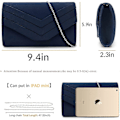 Miniatyrbilde 4 av 5: Dame Clutch, 3d Flanell Bryllup En Skulder Crossbody Middagsveske Clutch Multi-farge valgfritt[HK] white