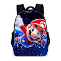 Pikkukuva 1 / 2: Super Mario -reppu Pojat Tytöt Lapset Piirretty Koululaukut Rento Kirjakassi Matkareppu [HK] B