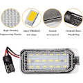 Miniatyrbillede 4 af 5: SMD 18 LED Nummerpladelygte - til Ford Fiesta Focus C-Max Mondeo Galaxy S-Max Kuga Jaguar[HK]