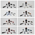 Miniatyrbild 4 av 4: Star Wars Custom Heavy Mandalorian Mini Figures Assortment Set 8 st [HK]