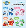 Miniatyrbillede 3 af 5: Transformer Robot, 4 Tommer Transformer Legetøjsfigurer Køretøjer Ferie Biler Legetøj Gaver [HK]