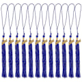 Pikkukuva 1 / 2: 12 kpl valmistujaisnuttuja akateemisia valmistujaislakin nuttuja valmistujaislakin koristeita tee-se-itse-nuttuja [HK] 40X3.5cm Blue