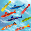 Miniatyrbillede 4 af 5: Børnepool Dykning Legesæt, Øv Dykning Og Svømning, Undervands Multifarvet Synkende Blæksprutte (sæt med 6)[HK] Various color classification