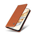 Miniatyrbild 5 av 5: För Honor Magic7 Lite 5G/ X9c 5G Plånboksfodral Kortplats Ställ Läder Telefonskal [HK] Brown