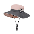 Miniatyrbild 1 av 5: \"Solhatt dam solhattar bred brätte UV-skydd fiskehatt mesh\"[HK]