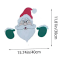 Miniatyrbillede 2 af 2: Julefest Pynt Havehegn Kigger The Grinch Julemand Elg Dekoration[HK] B