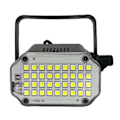 Miniatyrbillede 1 af 5: Stroboskoplys med lydaktivering og justerbar hastighed, 36 super-lyse hvide LED'er [HK] Black