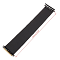 Pikkukuva 5 / 5: Full Speed 3.0 GPU Pystyteline antijam PCI-E x16 3.0 jatkokaapelilla [HK] 40cm