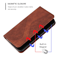 Miniatyrbilde 2 av 5: Samsung Galaxy A41 Deksel, PU Lær Flip Cover Magnetisk Lukking Lommebok Kortspor Stativ Deksel[HK] Samsung Galaxy A41 Brown