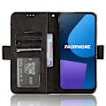 Miniatyrbillede 2 af 5: Til Fairphone 5 Etui Anti-ridse Folio Flip PU Læder Telefonpung Cover [HK] Style B Multicolor