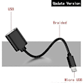 Miniatyrbild 1 av 5: OTG Adapter Micro USB-kablar OTG USB-kabel Micro USB till USB För[HK] A06