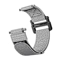 Miniatyrbillede 5 af 5: Til Garmin Forerunner 220/230/235/630/735XT Loop Fastener Urrem 20mm Nylon Udskiftningsrem Grey