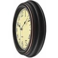 Pikkukuva 2 / 5: Hiljainen, tikittämätön pyöreä retro-kvartskello seinäkello (12 tuumaa) [HkkK] Retro color