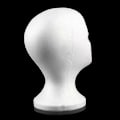 Miniatyrbilde 4 av 5: Skum Mannekeng Hode Modell Solbriller Brille Stativ Hatt Caps Display Holder Headset Mannekeng Hode Display Stativ Rack[HK] white