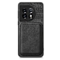 Miniatyrbilde 2 av 5: Magnetisk Kortlomme Telefondeksel For OnePlus 12 5G[HK] Black
