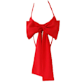 Miniatyrbillede 1 af 3: Sexy Lingeri Sæt til Kvinder - Julepyjamas med Sløjfe, 'Unwrap Me' Teddy Babydoll Anime Cosplay Nattøj Undertøj Gave Rød - ya