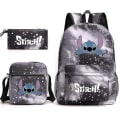 Pikkukuva 1 / 3: Lilo ja Stitch -reppu, kolmiosainen koululaukkusarja [HK] Starry grey 2