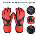 Miniatyrbillede 3 af 5: Touchscreen Varme Vandtætte Ridehandsker Tykkere Voksen Kolde Vinter Udendørs [HK] Style2 Red