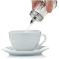Miniatyrbild 3 av 5: HK  Glas Socker Dispenser Häll, Retro Stil Sockerburk Karaff Cafe Bistro Restaurang Socker Shaker Skål (Glas Dispenser)