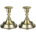 Miniatyrbillede 2 af 4: Bronze Legerings Lysestage Retro Lysestage til Lys 2 stk.[HK]