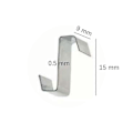 Miniatyrbilde 3 av 3: W/z Type Festeklips Hage Rustfritt Stål Drivhus Glass Reservedel[HK] W(25pcs)