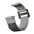 Miniatyrbillede 5 af 5: Til Garmin Forerunner 220/230/235/630/735XT Loop Fastener Urrem 20mm Nylon Udskiftningsrem Army Green