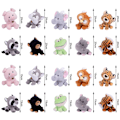 Miniatyrbild 5 av 5: Gosedjur söt form skakande huvud design mjukt material fylld djurdocka för present Jiyuge[HK] 15cm Bear