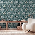 Pikkukuva 4 / 5: Japanilainen puutarhatapetti [HK] Teal