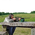 Miniatyrbilde 3 av 5: Utendørs Jakt Skyting Støtte Sandsekk Mål Front Bakpute Range Stand KAESI KAESI[HK] Army Green