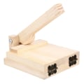 Miniatyrbild 1 av 4: Tortillapress i Trä, Träform för Tortillas, Trädegpress, Dumplingpress [HkkK] 16.5x13x6.5cm