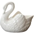 Miniatyrbillede 1 af 5: Keramisk Svanepynt Bryllupsledsager Håndgave [HK] White