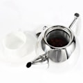 Miniatyrbillede 3 af 5: 2l rustfrit stålkanden med te-si tekande med te-infuser te-sæt te kedel infuser[HK] Silver
