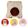 Miniatyrbilde 2 av 2: HKK Toast Brødlue Varm Brød Diy Selfie Props Plysjlue Kostyme Tilbehør