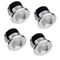 Miniatyrbild 1 av 4: Nya produkter 2023, Set med 4 Mini Infällda LED-Spotlights, 3W, Varmvit, för Monter, Inomhusstation, Gipsbelysning, med Transformator[HK]