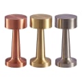 Miniatyrbilde 3 av 5: Retro Bar Bordlampe Led Tabl Lys Berøringsaktivert Oppladbar Trådløs Spisebordlampe For Restaurant Hot[HkkK] D-Copper