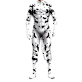 Miniatyrbilde 4 av 5: Dalmatinere Cosplay-kostyme for voksne og barn, dyredrakt for Halloween, karnevalskostyme [HK] XL