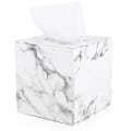 Miniatyrbilde 1 av 4: Marmor Cube Firkantet Kleenexboks PU Lær Rull Kleenexholder Lager [HK]
