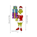 Miniatyrbillede 2 af 5: Julemanden Grinch KOMMER Belysning Juleudendørs Have Dekoration LED Belysning[HK] B