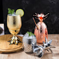 Miniatyrbillede 5 af 5: Smuk Comy Ananas Cocktail Kop 304 Rustfrit Stål Ananas Cocktail Krus Bar Fest Tilbehør Rose Guld[HK] Silver