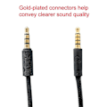 Miniatyrbillede 5 af 5: Erstatningskabel til Logitech G433/233/g Pro/g Pro X/HyperX Cloud Alpha/Xbox One[HK]