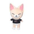 Miniatyrbild 2 av 2: Skzoo Plyschleksaker Stray Kids Cartoon Stoppade Djur Plushies Dockor Bbokari Leebit Wolf Chan Puppym Present 20cm[HK] FoxINy