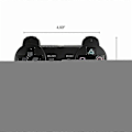 Miniatyrbillede 5 af 5: Til Ps3 Trådløs Bluetooth 30 Controller Spil Håndtag Fjernbetjening Gamepad Au Lager[HK] Black