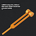 Miniatyrbillede 3 af 5: 128HZ Tuning Fork i Aluminiumlegering med Silikonehammer og Reparationsværktøj til Lydhealing [HK] 1 Silver