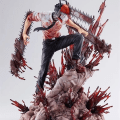 Miniatyrbild 2 av 5: 29cm Chainsaw Man Denji Anime Figur Pochita Staty Chainsawman Actionfigurer Pvc Staty Figur Dekoration Modell Dockleksaker[HK] 16cm no box