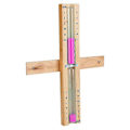 Miniatyrbillede 1 af 5: Sauna Timer 15-Minutters Timeglas - Roterbart Sandur i Træ til Infrarød, Damp & Tøndesaunaer, Saunatilbehør[HK] Pink