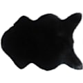 Miniatyrbillede 1 af 5: Fluffy Faux Fur Geometrisk Stue Soveværelse Dekoration[HkkK] Black