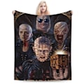 Miniatyrbillede 1 af 5: Hellraiser 50&quot;x40&quot; Flanel Tæppe Blødt Varmt Voksen- og Børnetæppe Til Seng Sofa Hele Sæsonen-KDE45803[HK] 76x102cm 40x30in