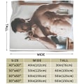 Miniatyrbillede 3 af 5: Tyler Actor Hoechlin Printet Letvægts Superblød Micro Fleece Plaid Passer til Sofa Seng Stue Sofa Stol ABD12882[HK] 50x40in 125x100cm